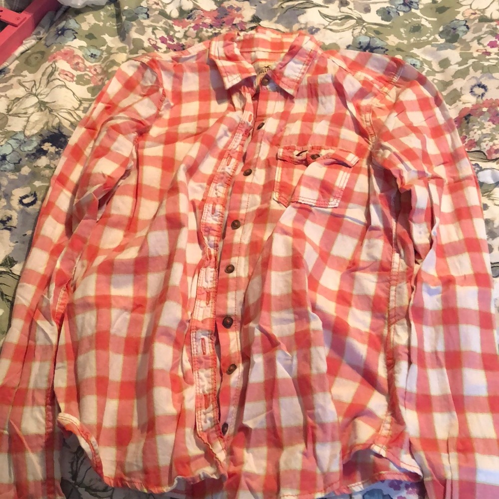 Hollister plaid shirt
